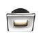 Ember Led Merdiven Lambası Mavi Kare, parlak krom 45x45 mm