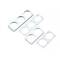 TEKNE Priz Montaj Braketleri 3 LÜ FİLDİŞİ 59,5X178,5